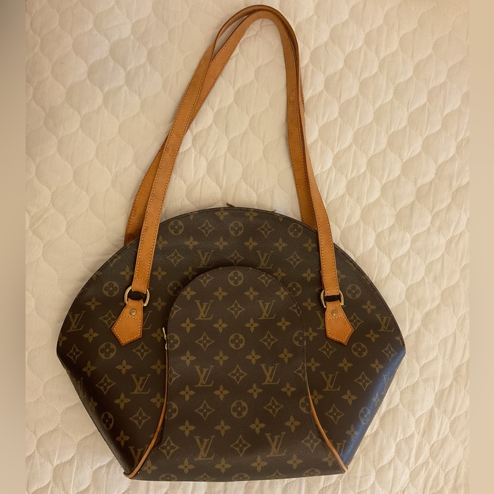 Louis Vuitton Monogram Ellipse GM Shoulder Shopping Bag Tote